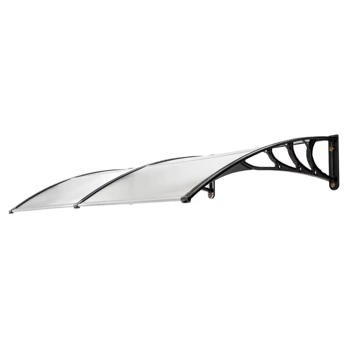 Bild 1 von GreenYard XXL Design-Vordach, mit ABS-Kunststoffrahmen und Polycarbonat ca. 200 x 100 x 28 cm - Transparent