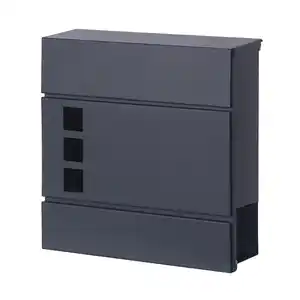 Hardin 1fachgut Briefkasten, ca. 37 x 37 x 10,5 cm - Anthrazit