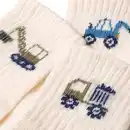 Bild 2 von ALANA Tennissocken mit Fahrzeug-Motiven, weiß, Gr. 19/22, 3 St