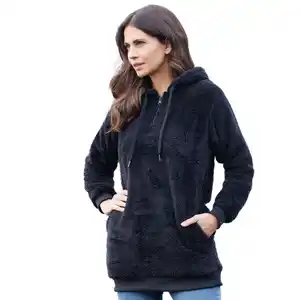 ELLENOR Kuschelfleece-Pullover für Damen