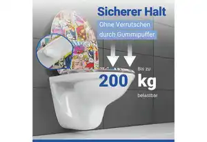 WENKO WC-Sitz Pop-Art