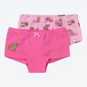 Kinder-Mädchen-Panty aus Baumwolle, 2er-Pack