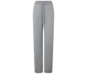Loungewearhose mit Wolle und Kaschmir, grau
