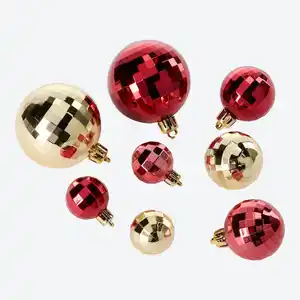 Baumkugel-Set im Discokugel-Design, 8-teilig