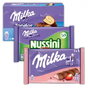 Milka Tender / Nussini-/ Strawberry-Riegel