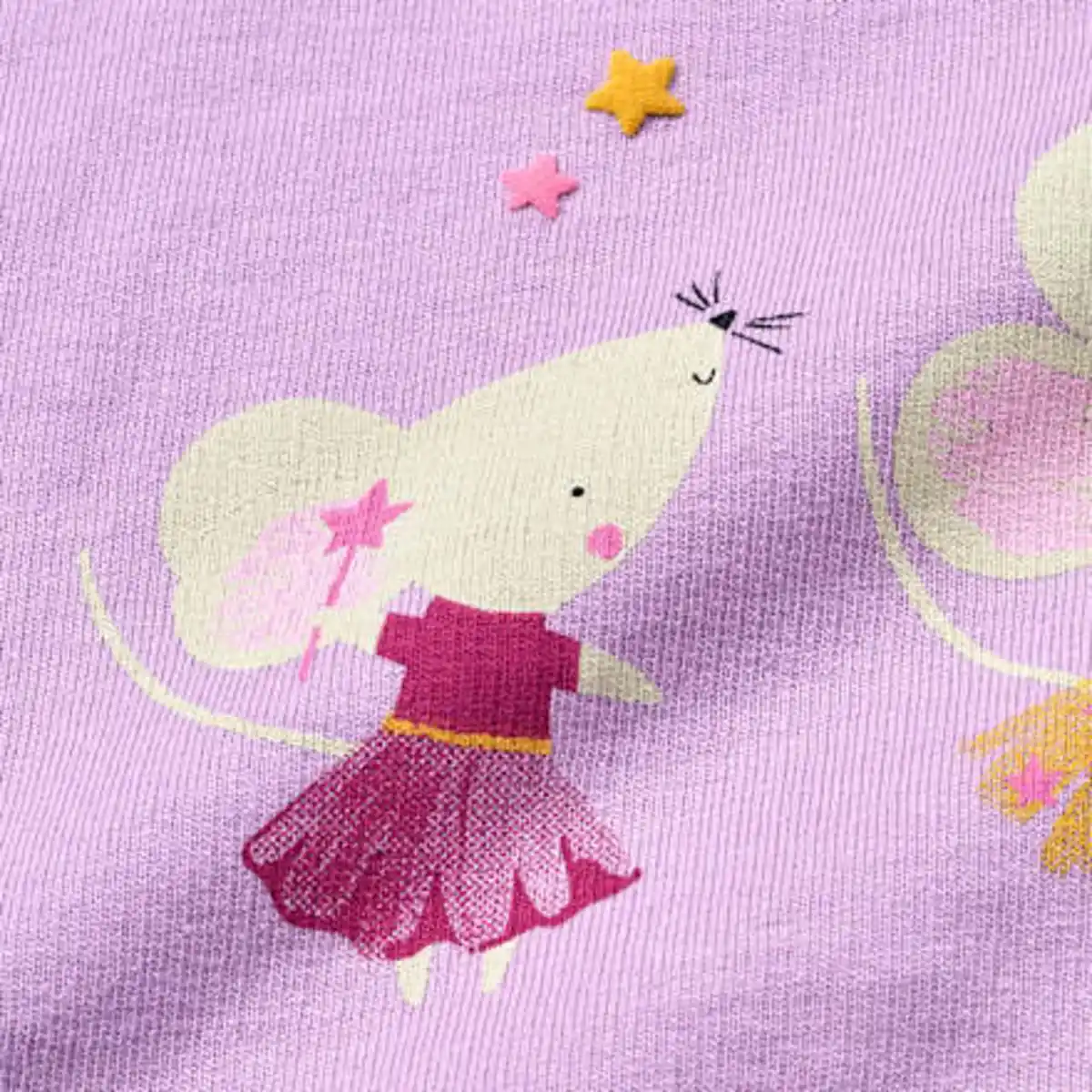 Bild 3 von ALANA Sweatshirt mit Mäuse-Motiv, lila, Gr. 68, 1 St