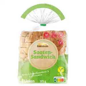GOLDÄHREN Kleiner Sandwichtoast Saaten 375 g