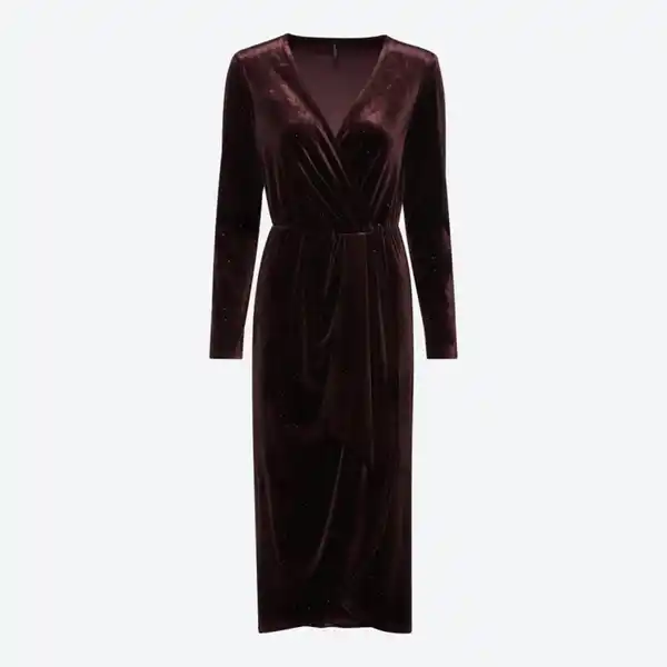 Bild 2 von Damen-Samtkleid mit Glitzersteinchen