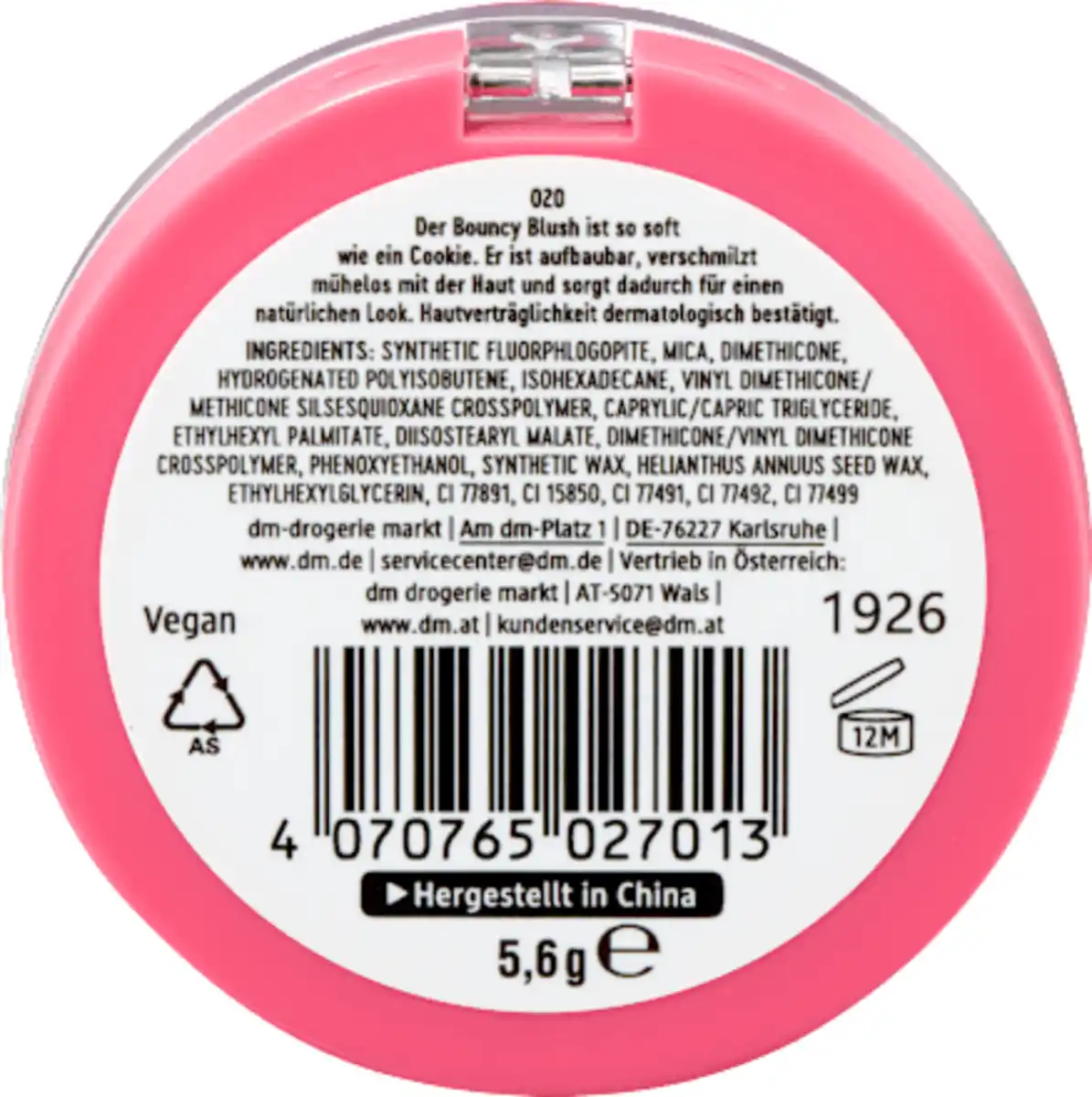 Bild 2 von trend !t up Blush Bouncy Cookie Couture 020, 5,61 g