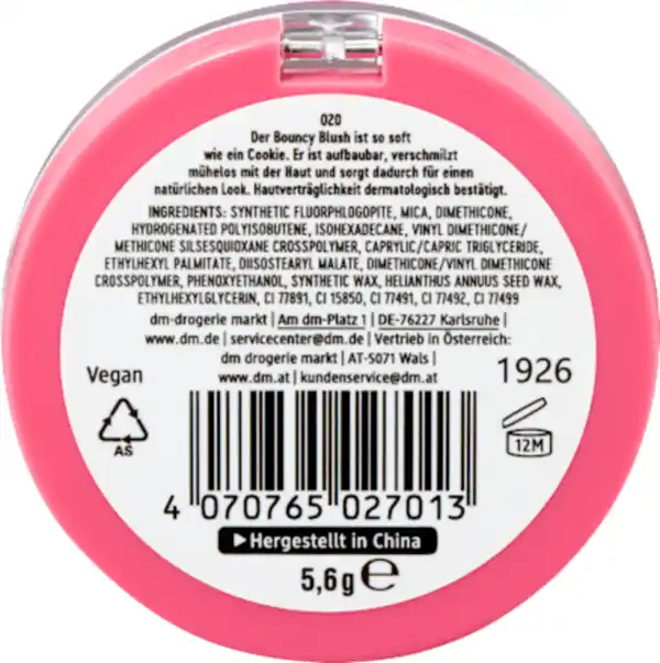 Bild 2 von trend !t up Blush Bouncy Cookie Couture 020, 5,61 g
