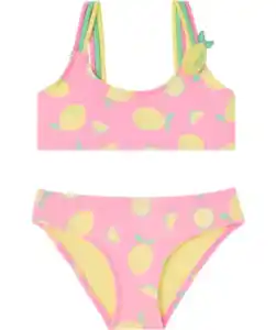 Bikini mit mehrfarbigen Trägern