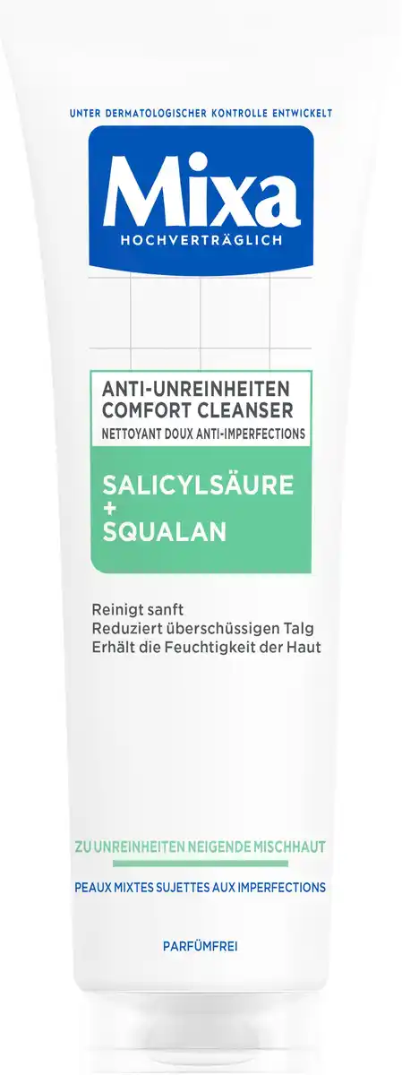 Bild 1 von Mixa Anti-Unreinheiten Cleanser Salicylsäure + Squalan, 150 ml