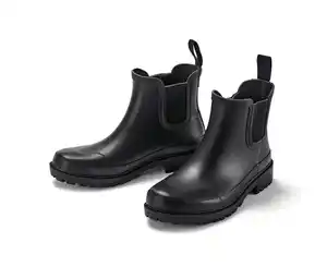 Regenstiefeletten, schwarz