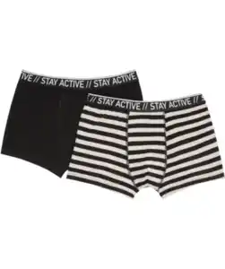 Retro Boxershorts mit Schriftzügen