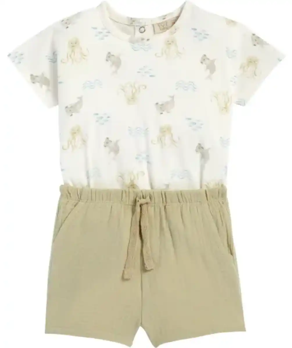 Bild 1 von Newborn Body + Musselin-Shorts