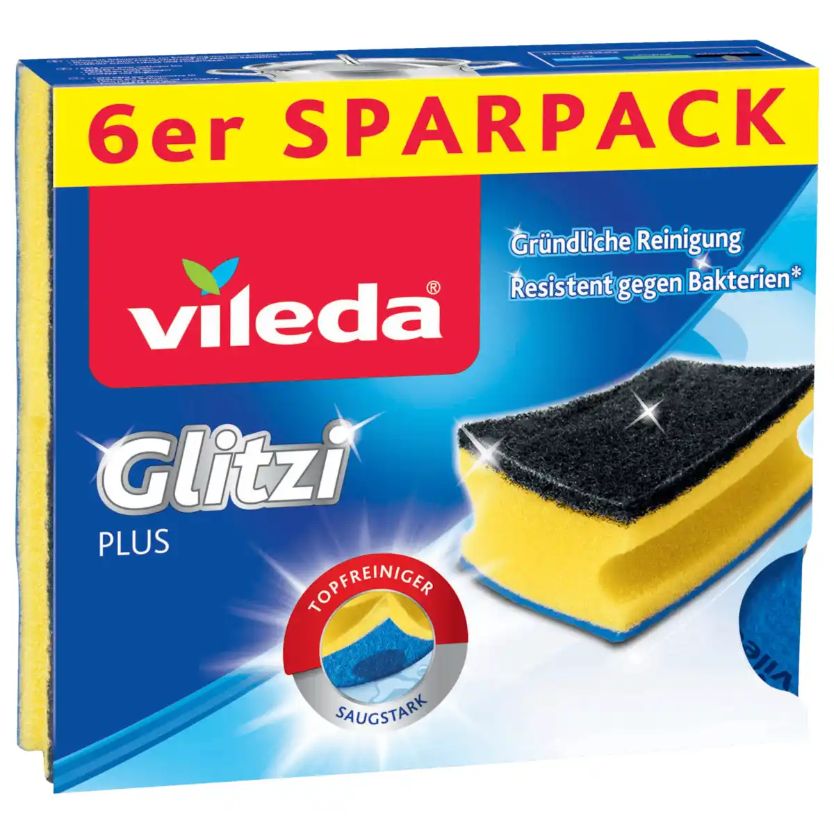 Bild 1 von Vileda Glitzi Plus Topfreiniger 6 Stück