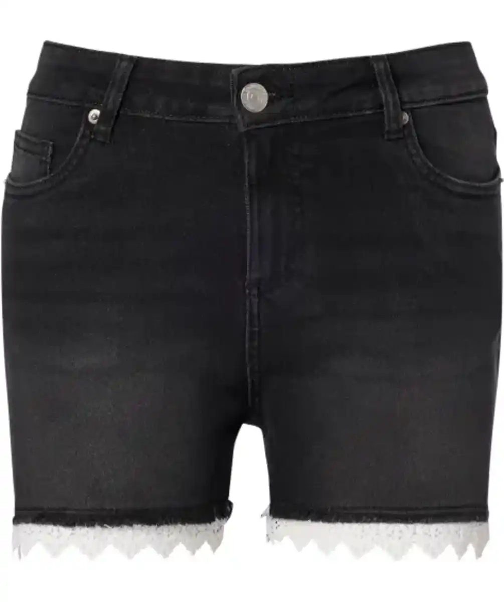 Bild 1 von Jeans-Shorts mit Spitze