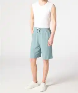 Shorts mit Leinenanteil