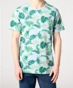 T-Shirt mit Blättern