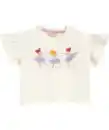 Bild 1 von T-Shirt mit Tüllapplikationen