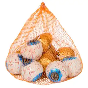Halloween Schokoladen-Augäpfel