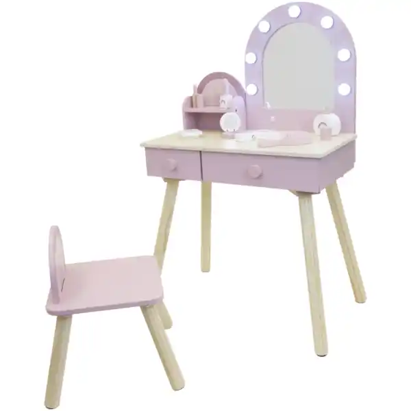Bild 2 von Mini Matters Schminktisch aus Holz mit Hocker