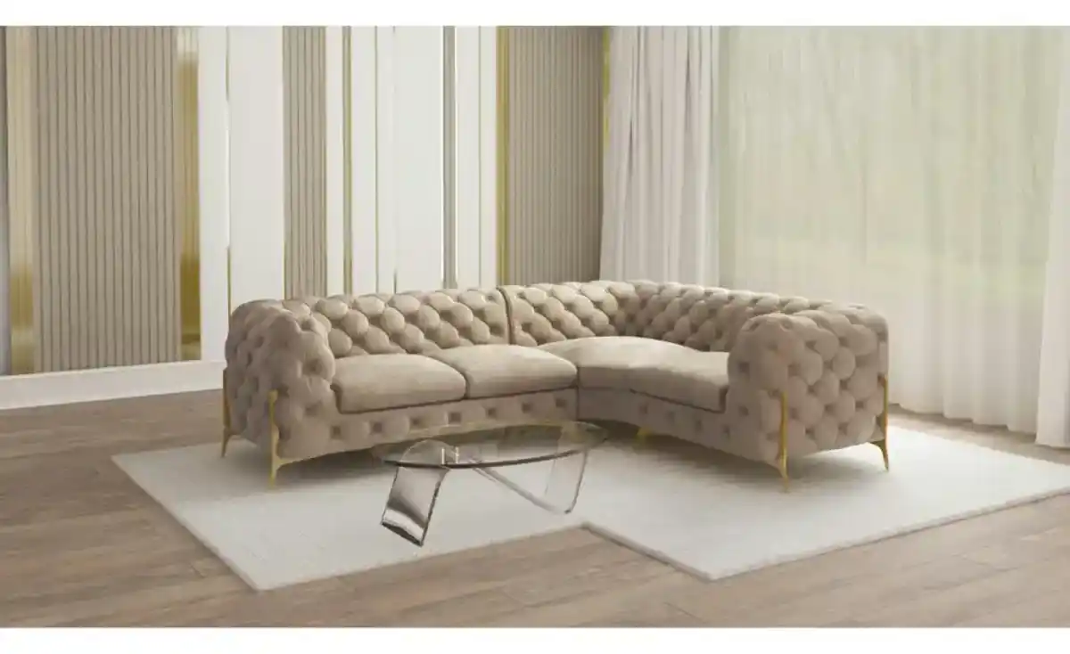 Bild 1 von S-STYLE Chesterfield Ecksofa Natalie