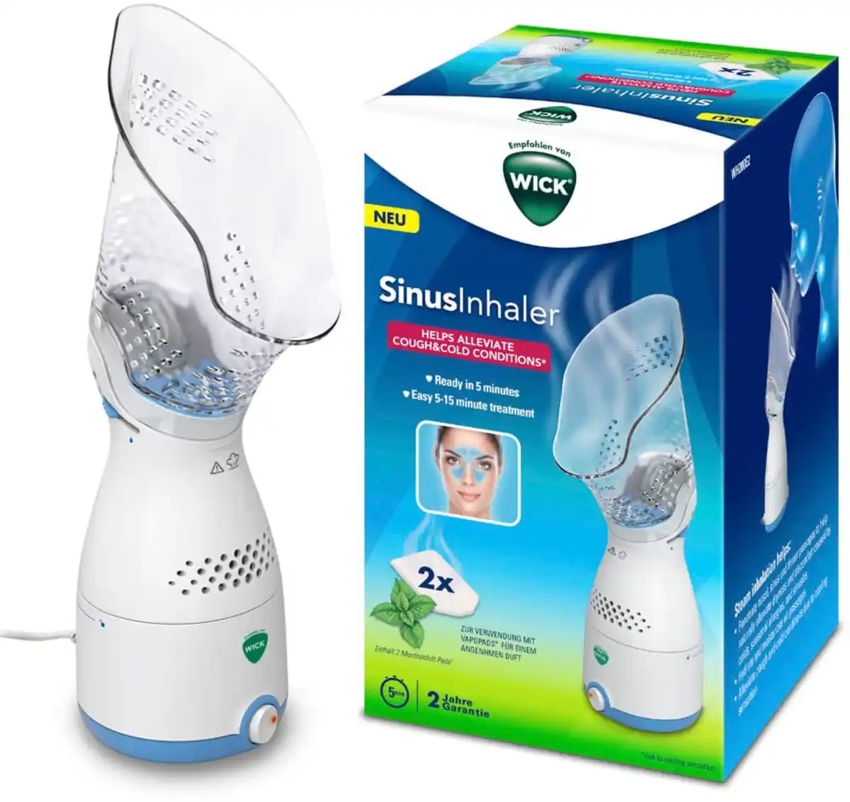 Bild 1 von WICK elektrischer Sinus-Inhalator WH200E, 1 Stk