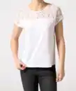 Bild 1 von T-Shirt mit Spitzeneinsatz