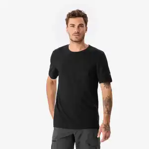 SIMOND Merino Funktionsshirt Herren kurzarm - 100 % Merino schwarz