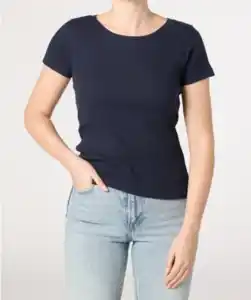 Geripptes T-Shirt