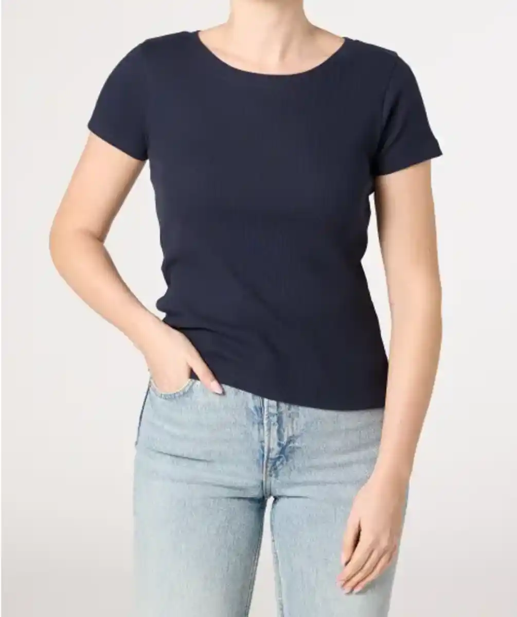 Bild 1 von Geripptes T-Shirt