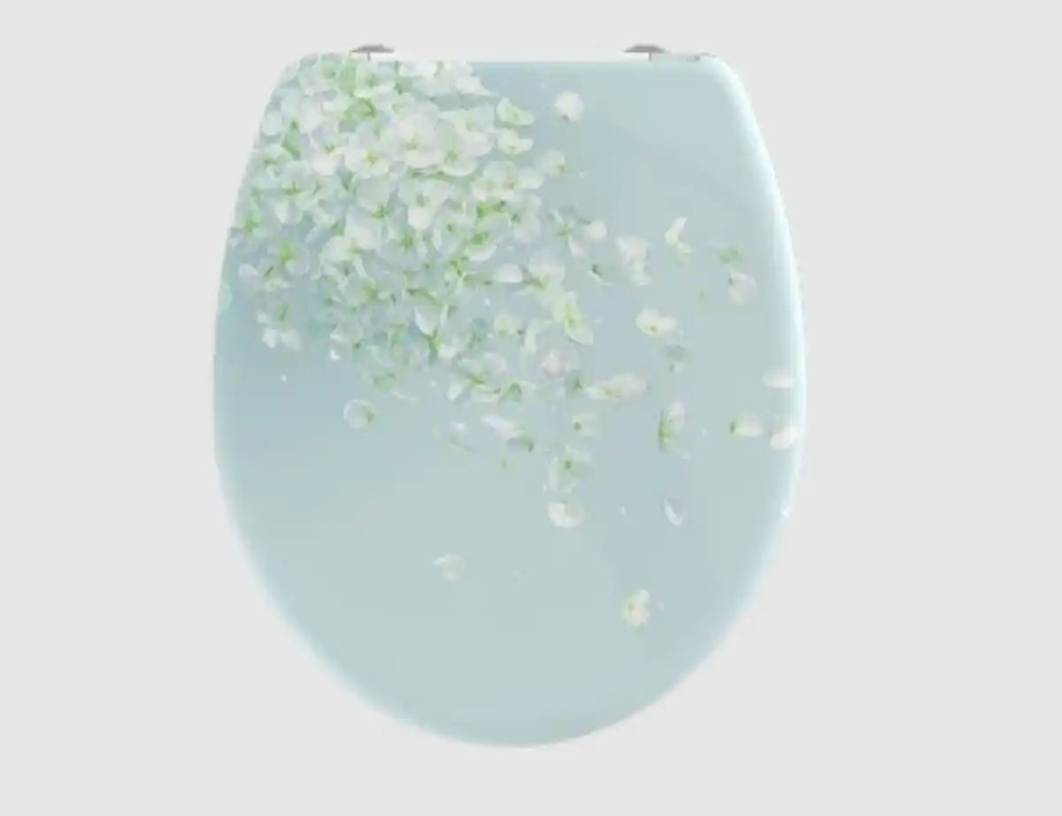 Bild 1 von WC-Sitz Flower Weiß, Grün