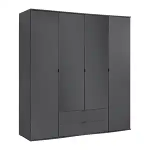 Drehtürenschrank Avila Grau, Grau