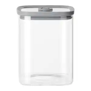 Vorratsglas Selina Grau/Klar ca. 1L, Klar