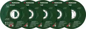PARKSIDE® Schruppscheiben-Set, 5-teilig