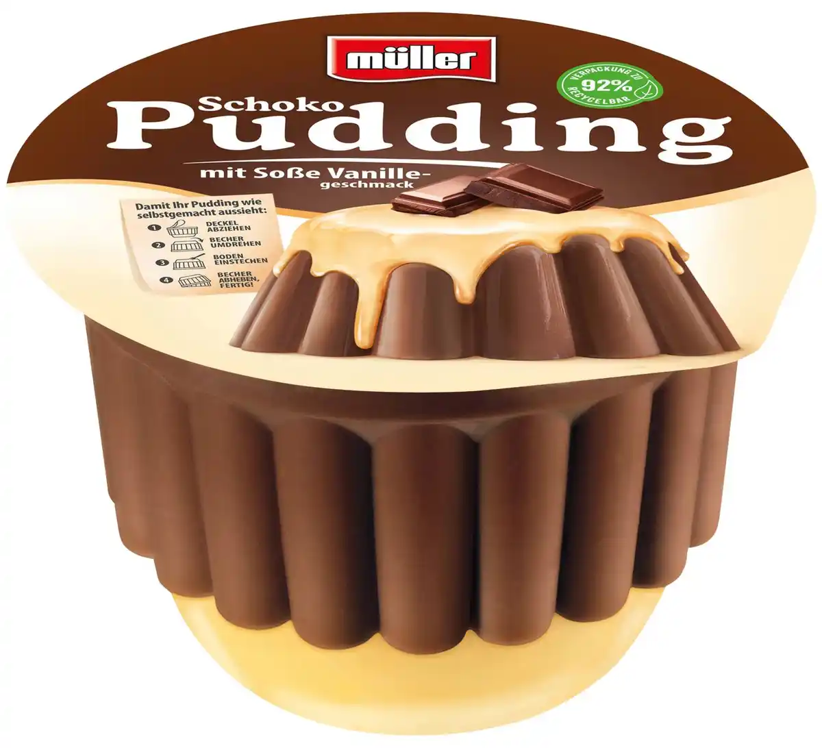 Bild 1 von MÜLLER Schokopudding, 450-g-Becher