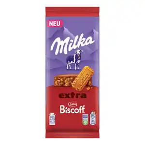 MILKA Extra 190 g, Biscoff Lotus