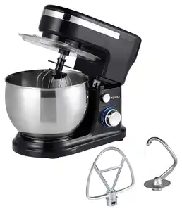 Küchenmaschine Jetta in Schwarz max. 1300 Watt, Schwarz