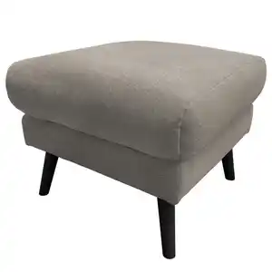 Livetastic Hocker Tromso, Grau, Holz, Buche, rechteckig, 61x49x65 cm, Made in EU, Wohnzimmer, Hocker, Sitzhocker