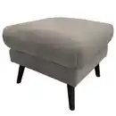 Bild 1 von Livetastic Hocker Tromso, Grau, Holz, Buche, rechteckig, 61x49x65 cm, Made in EU, Wohnzimmer, Hocker, Sitzhocker