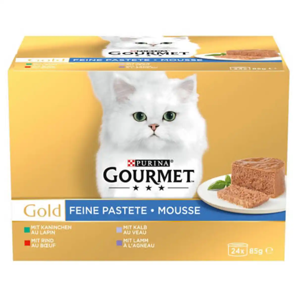 Bild 1 von GOURMET GOLD Katzenfutter 24 x 85 g