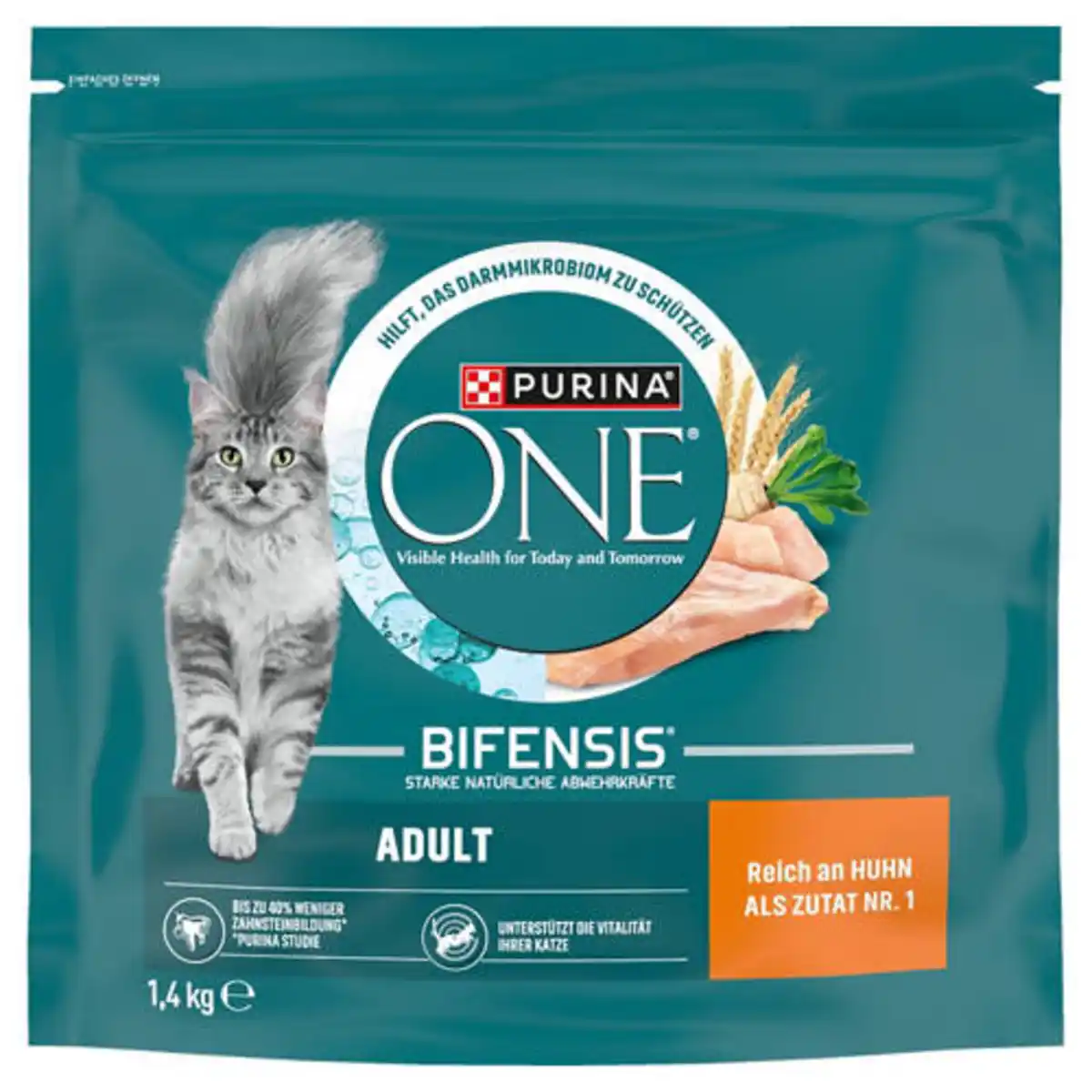 Bild 1 von PURINA ONE Huhn Katzentrockenfutter 1,4 kg
