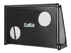 FUßBALLTOR SALTA LEGEND MIT TORWAND, Schwarz