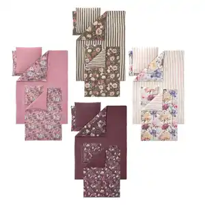 LIVARNO® Satin-Wendebettwäsche-Set ca. 220 x 200 cm, 3-teilig