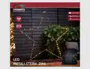 Bild 1 von LED Gartenstecker Stern 2 in 1 Schwarz 100 LEDs