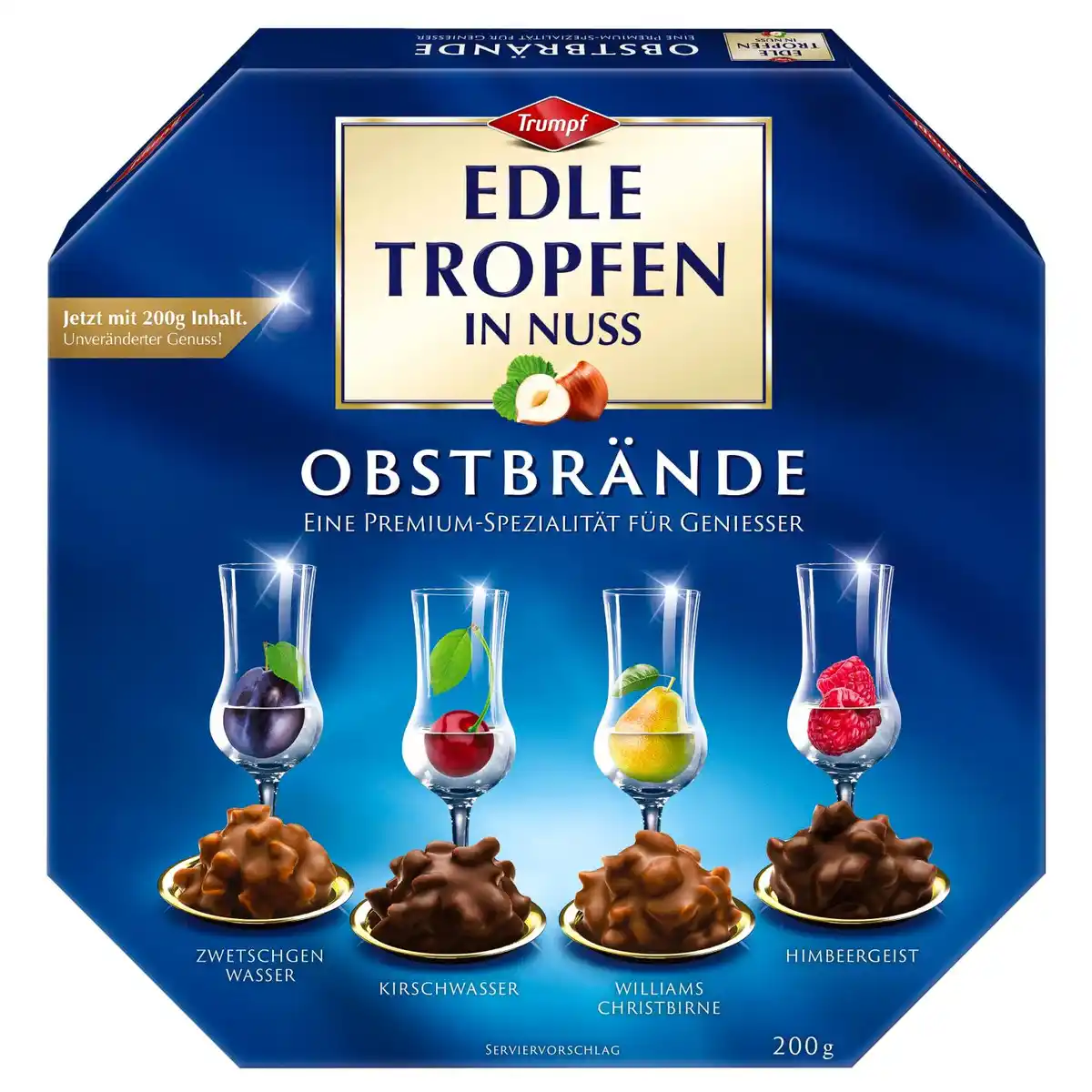 Bild 1 von TRUMPF Edle Tropfen in Nuss, 200-g-Packg.