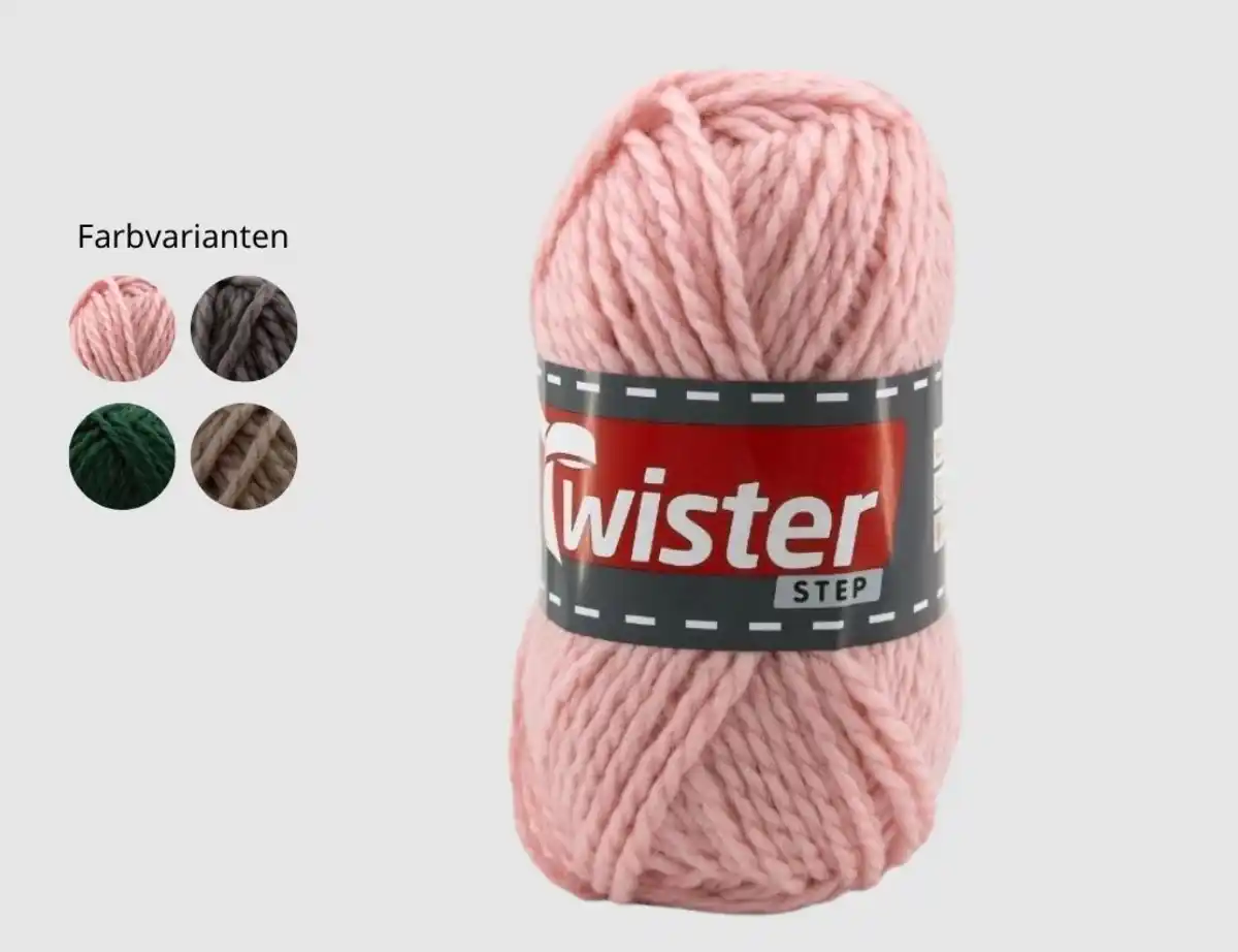 Bild 1 von Strickgarn Twister Step Uni 100g