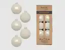 Bild 1 von Weihnachtskugeln Creme Almond Glas Ø6cm
