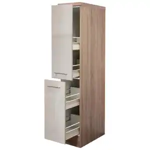 FlexWell Apothekerschrank, Kaschmir, Holzwerkstoff, einzeln stellbar, 30x161.6x60 cm, Made in Germany, individuell planbar, Küchen, Küchenmöbel, Küchenschränke, Apothekerschränke